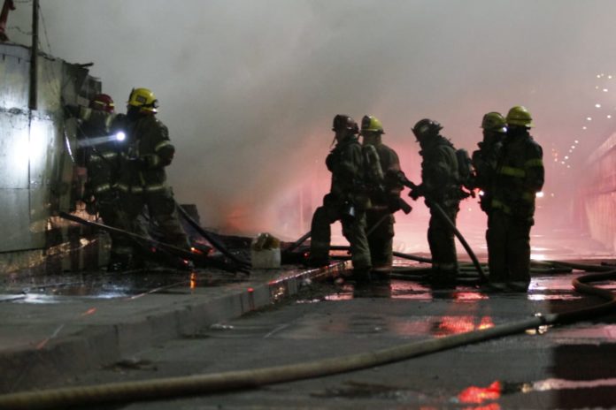 Incendio, zona norte, funeraria