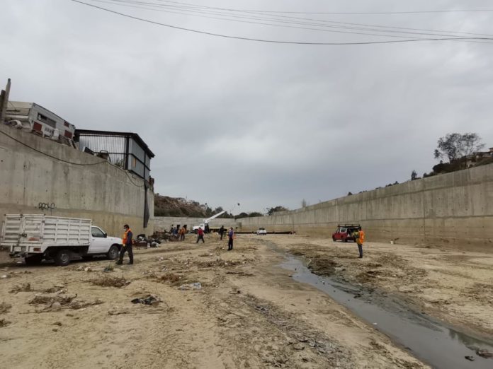 Mar, malla, contaminación, proyecto